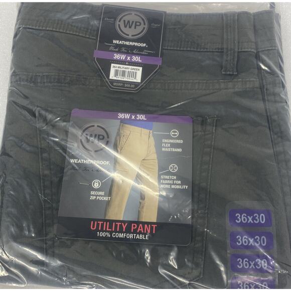 NEW Weatherproof Made for Adventure Durable Comfort Utility Pant FAST SHIPPING! - Picture 1 of 4
